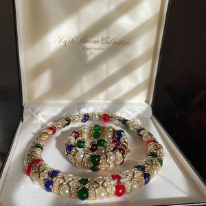Red, blue & green set from Fifth Avenue collection